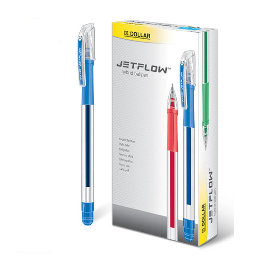 Dollar Ball Pen Jetflow - Blue (pack of 12)