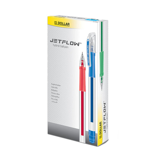Dollar Ball Pen Jetflow - Red (pack of 12)