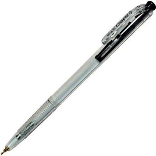 Dollar Clipper Ball Pen 10 Pcs/box - Black