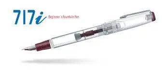 Dollar Fountain Pen 717i Transparent (pack of 10)