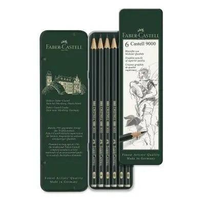 Faber Castell Graphite Pencils 9000 set (6pcs)