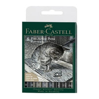 Pack Of 8 (Black & Grey)