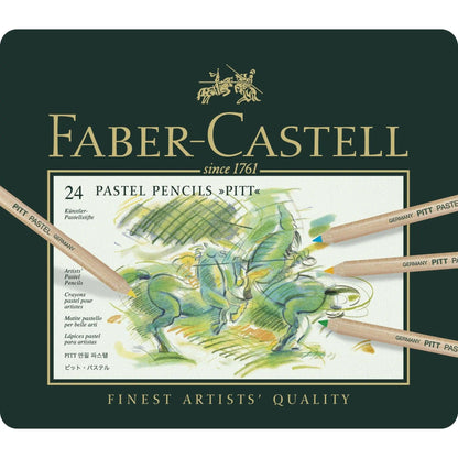 Faber Castell Pitt Pastel Pencils Tin of 24
