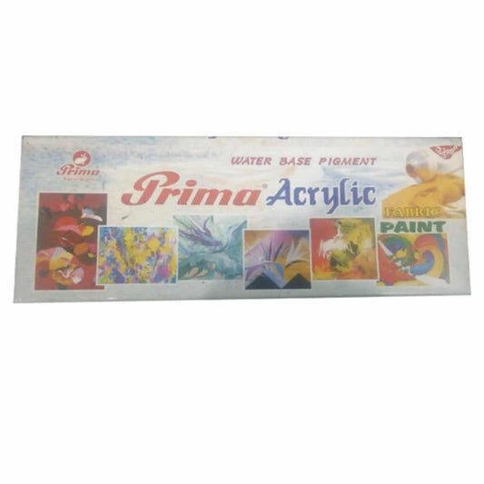 Fabric Acrylic Colour Set 12C Prima
