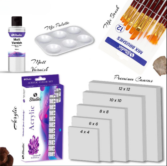 Studio Artist Acrylic (Deal Pack of 5)