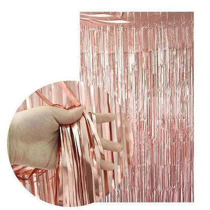 Foil Backdrop Curtains – Set of 2 Pcs