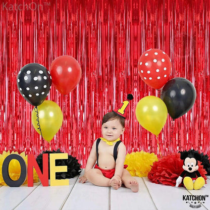 Foil Fringe Curtain - 3.2 x 6 Feet