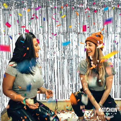 Foil Fringe Curtain - 3.2 x 6 Feet
