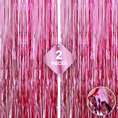 Foil Fringe Curtain - 3.2 x 6 Feet