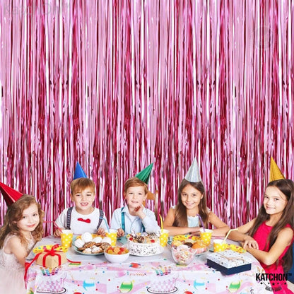 Foil Fringe Curtain - 3.2 x 6 Feet