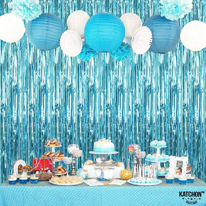 Foil Fringe Curtain - 3.2 x 6 Feet
