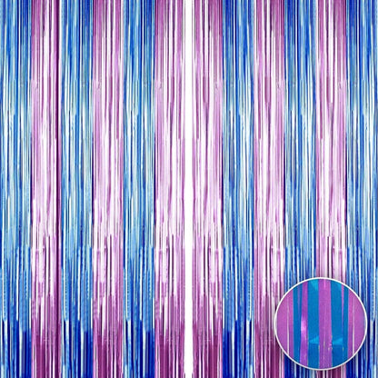 Foil Fringe Curtain - 3.2 x 6 Feet
