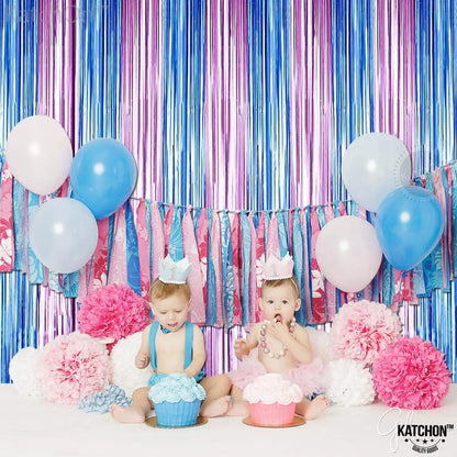Foil Fringe Curtain - 3.2 x 6 Feet