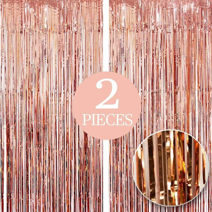 Foil Fringe Curtain - 3.2 x 6 Feet