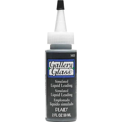 Gallery Glass Liquid Lead 59ml for Creating Outlines on Glass