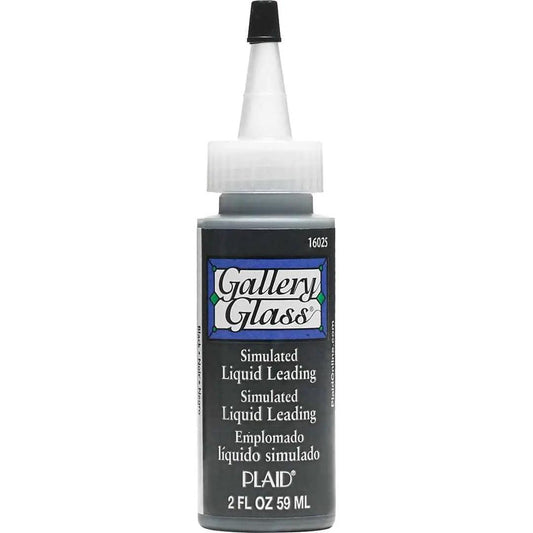 Gallery Glass Liquid Lead 59ml for Creating Outlines on Glass