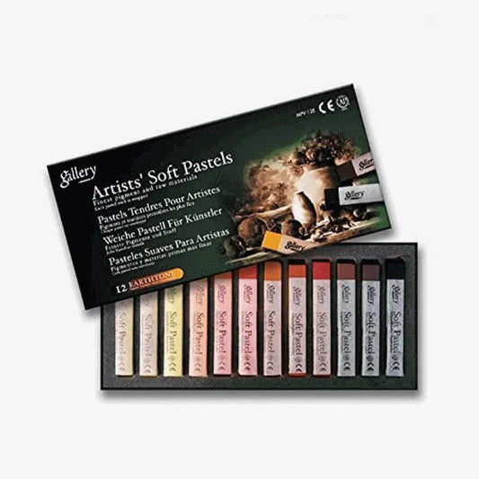 Gallery Soft Pastels Earthtone Set Of 12 Pieces
