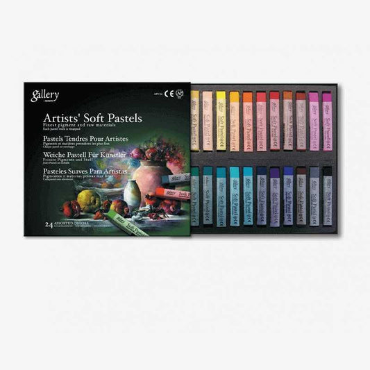 Gallery Soft Pastels EarthTone Set Of 24 Pieces