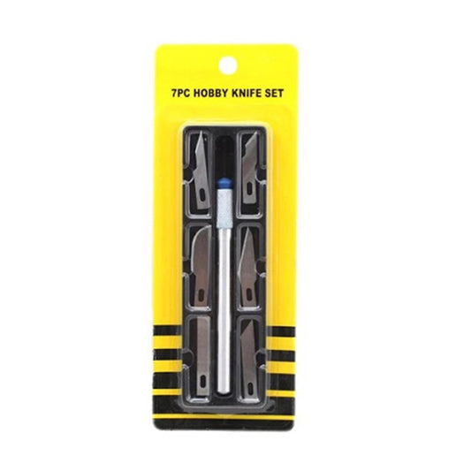 Hobby Knife Set of (7 Pcs)