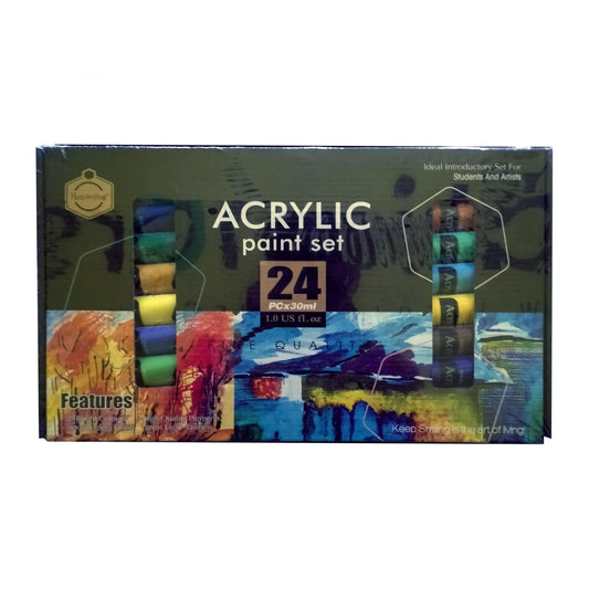 Keep smiling Acrylic Paint color set 24 color 30ml
