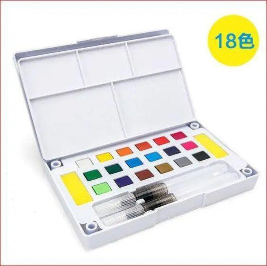Keep Smiling Aquarelle Watercolor with Palette 18