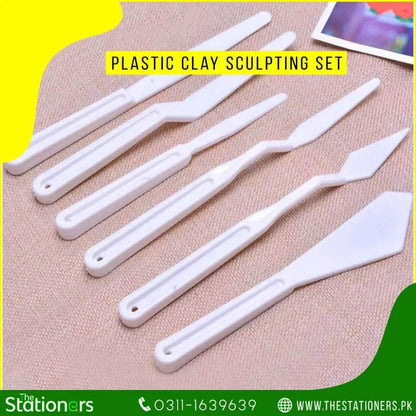 Keep Smiling Plastic Palette Knife set (5Pcs)