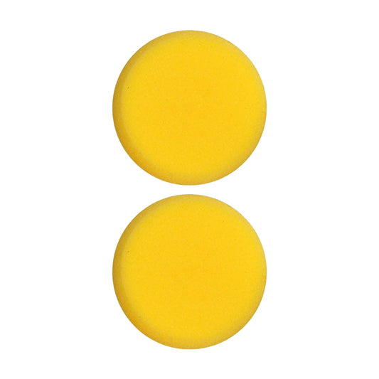 Keep Smiling Round Yellow Sponge Pack Of 2