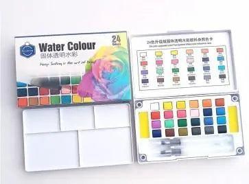 KEEP SMILING WATERCOLOR SET 24 COLORS