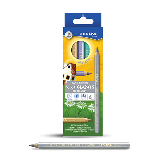Lyra Metallic Color Pencils 6 Pcs