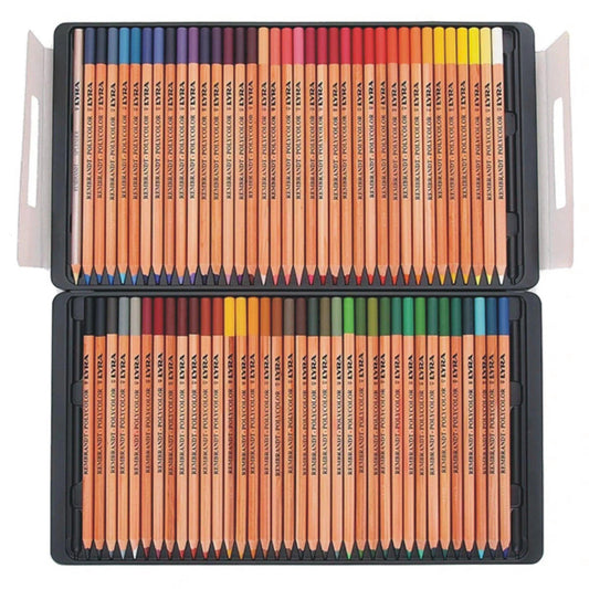 Lyra Poly color pastel pencil tin box of 72 pcs