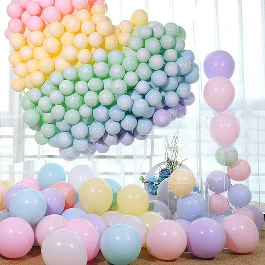 Macaron Candy Pastel Latex Balloons 10 Inches