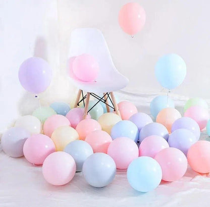 Macaron Pastel Colors Latex Balloons 12″ Inch – Single color 10 Pcs