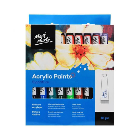 Mont MARTE Acrylic Paints Signature Set 18 x12ml