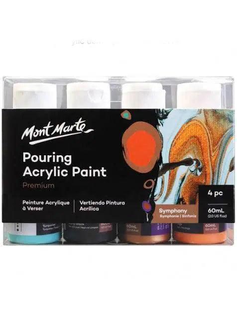Mont MARTE Fluid Art Pouring Acrylic Paint Set 60ml