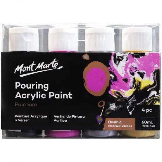 Mont MARTE Fluid Art Pouring Acrylic Paint Set 60ml