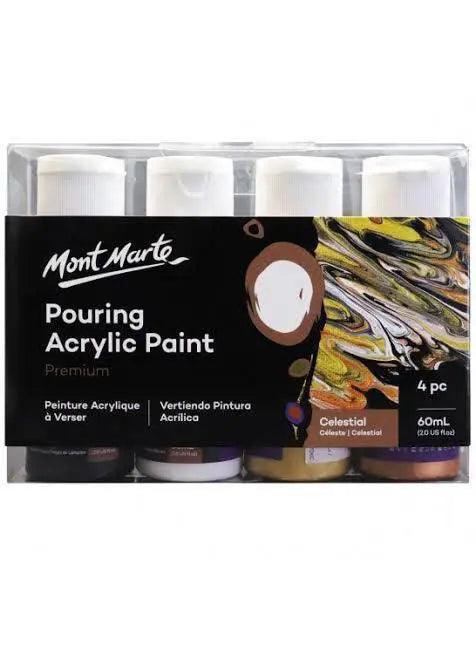 Mont MARTE Fluid Art Pouring Acrylic Paint Set 60ml