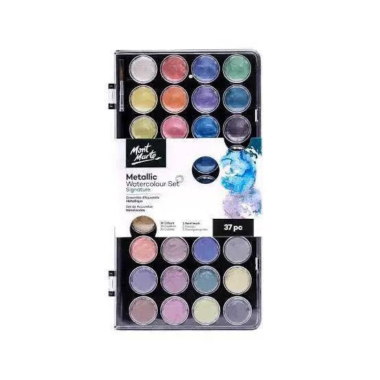 Mont MARTE Metallic Watercolour Cake Set