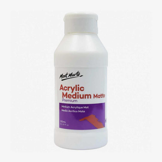 Mont Marte Premium Acrylic Medium Matte 250ml