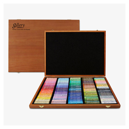 Mungyo Gallery Soft Oil Pastels Wood Box Set of 120