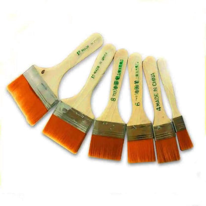 Nylon Paint Brush Set For Base Making (6Pcs)