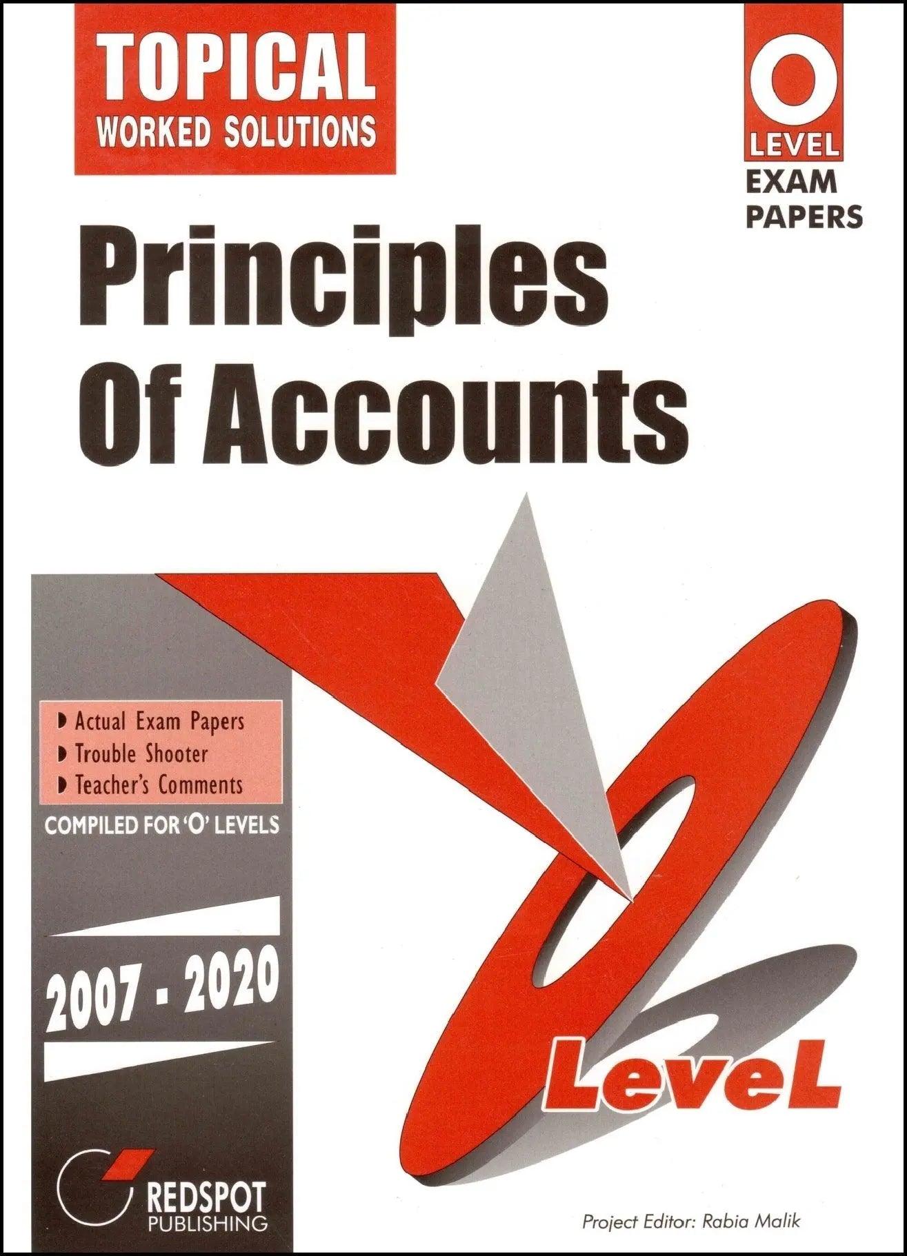 O Level Principles of Accounts (Topical)