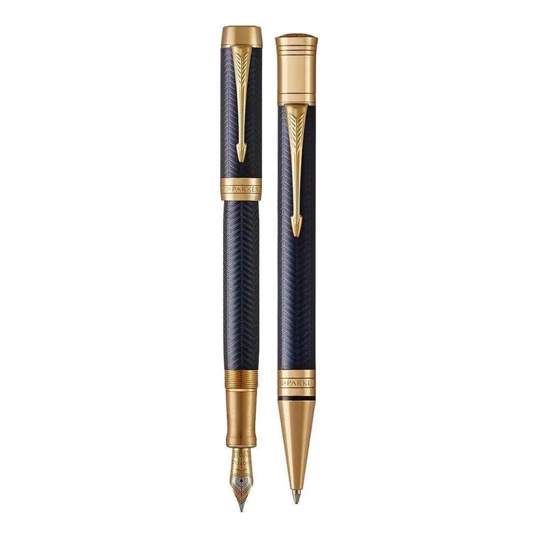 Parker Duofold Prestige Burgundy Chevron CT Pen