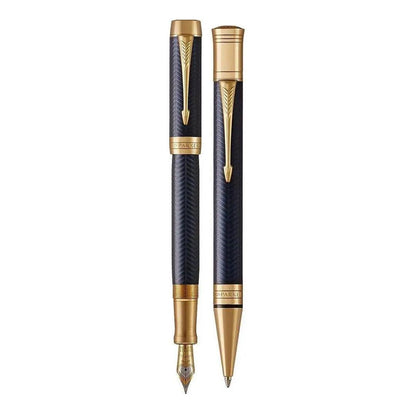 Parker Duofold Prestige Burgundy Chevron CT Pen