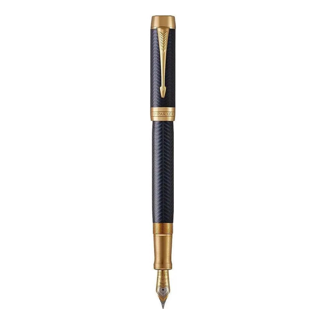 Parker Duofold Prestige Burgundy Chevron CT Pen