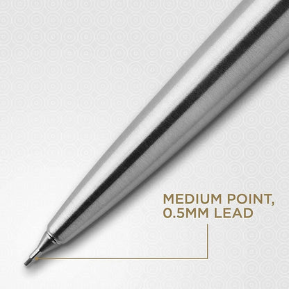Parker Mechanical Pencil , Jotter, Stainless Steel with Chrome Trim, Medium Point (0.5mm)