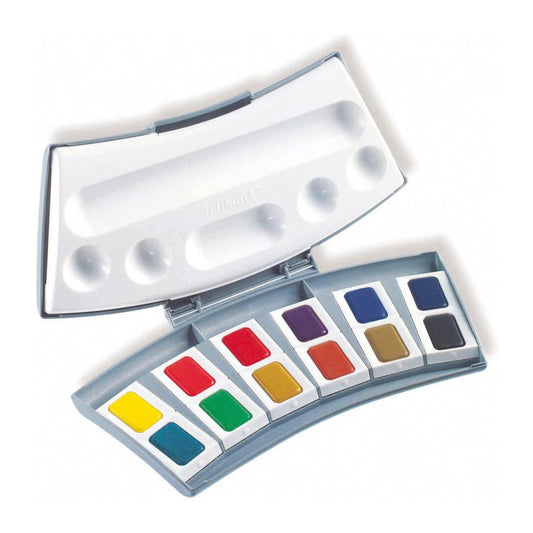Pelikan Transparent Watercolor Paint Set, 12 Colors (721886)