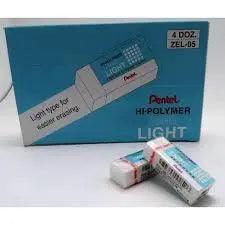 Pental Hi-Polymer Erasers 48Pcs/Box ZEL-05