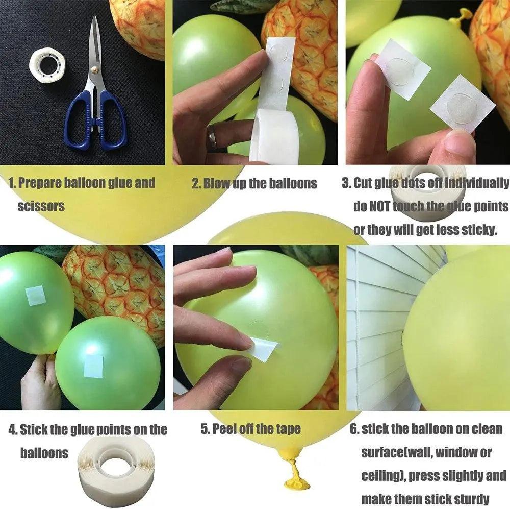 Removable Adhesive Double Side Glue Dots For Balloons,  (100 Dots)