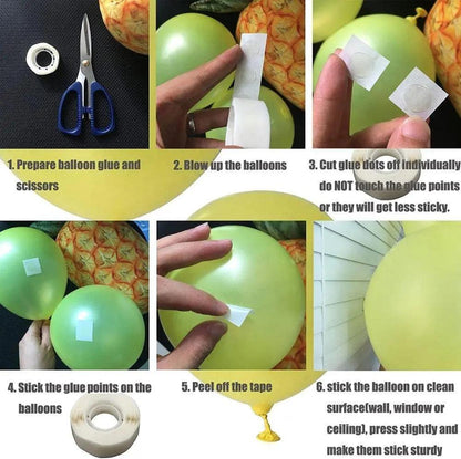 Removable Adhesive Double Side Glue Dots For Balloons,  (100 Dots)