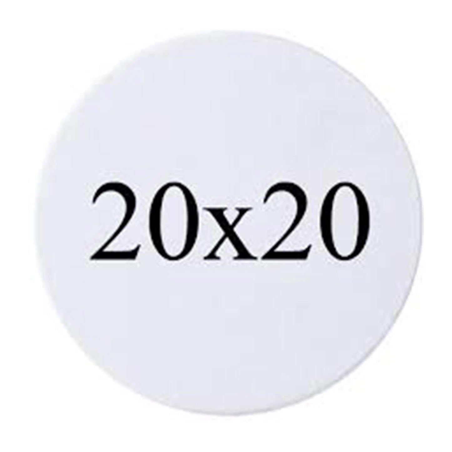 Round Stretched Artist Canvas 20cmx 20cm